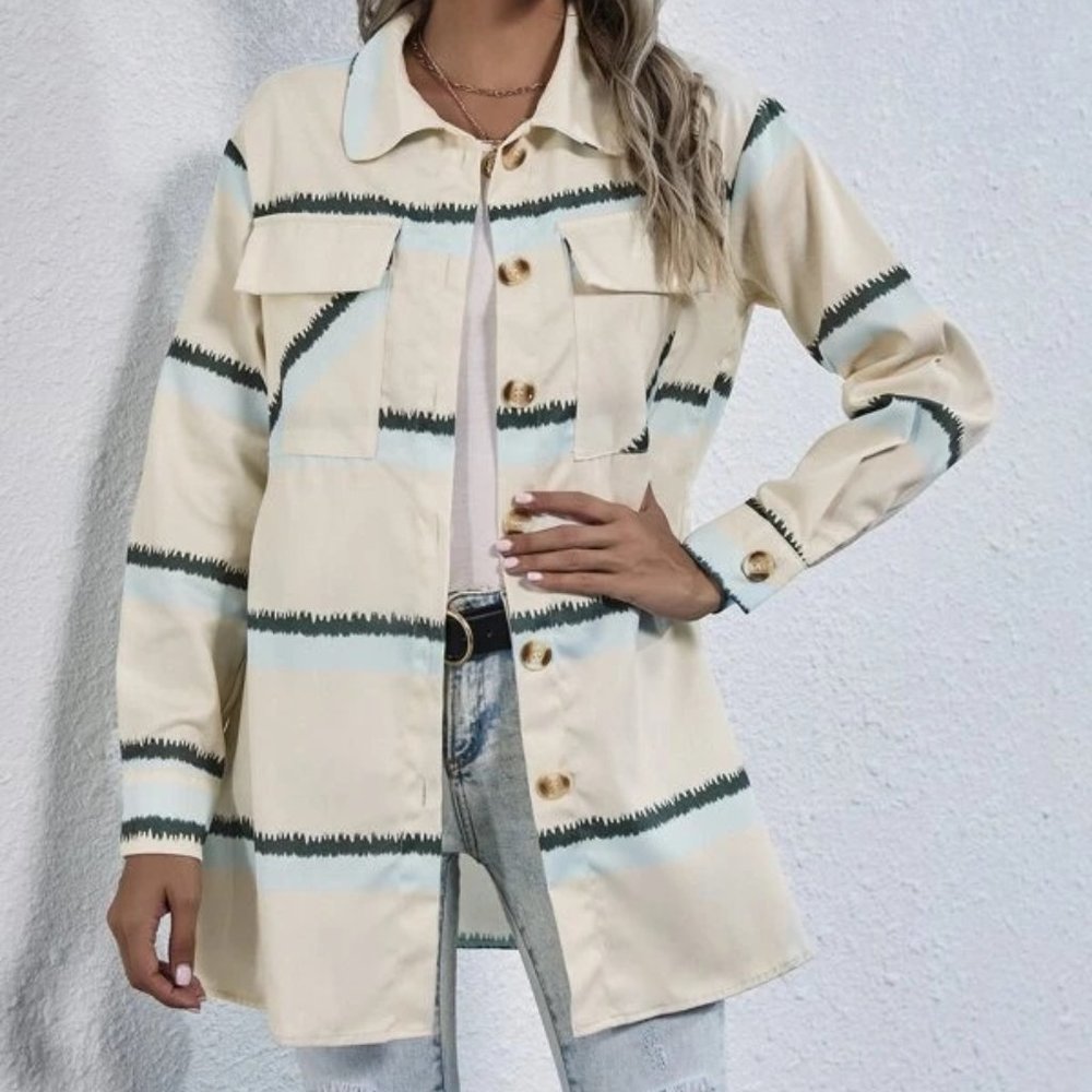 Shein Button down coat